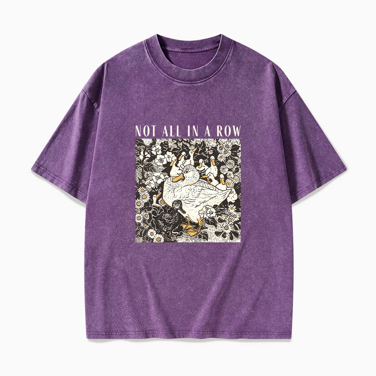 Ducks Not all in A Row Washed Tees