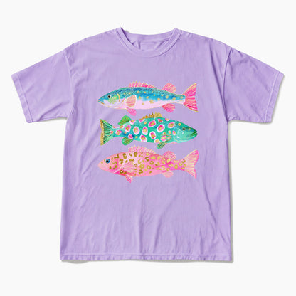 Colorful Fish T Shirts