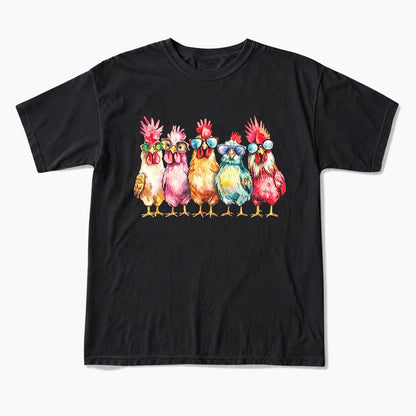 Funny Farmer Chicken T Shirts