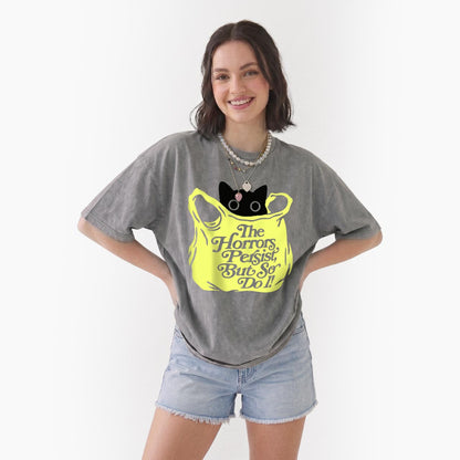 The Horrors Persist But So Do I Washed Tees