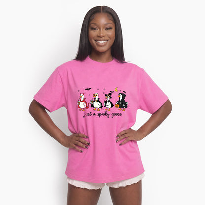 Just a Spooky Goose Halloween T Shirts