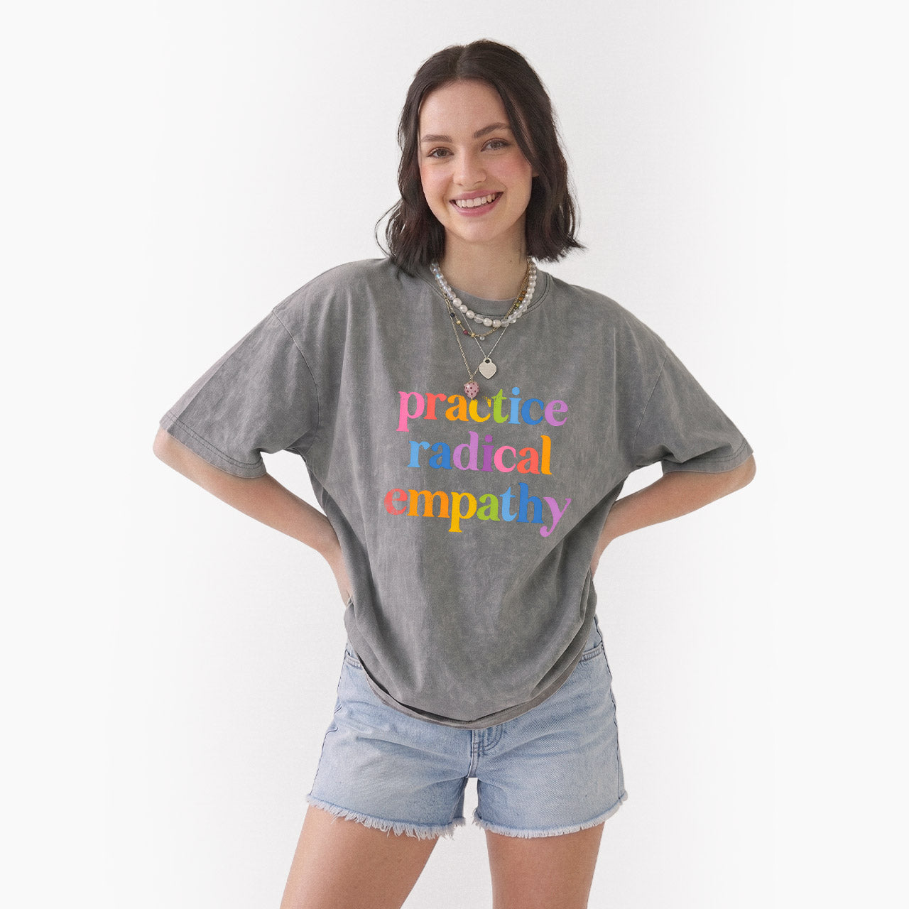 Practice Radical Empathy Washed Tees