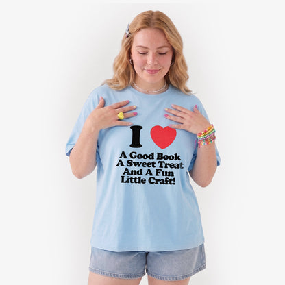 I Love Books Treats And Crafts T Shirts