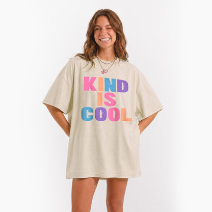 Kind Is Cool Positive Vibes Washed Tees