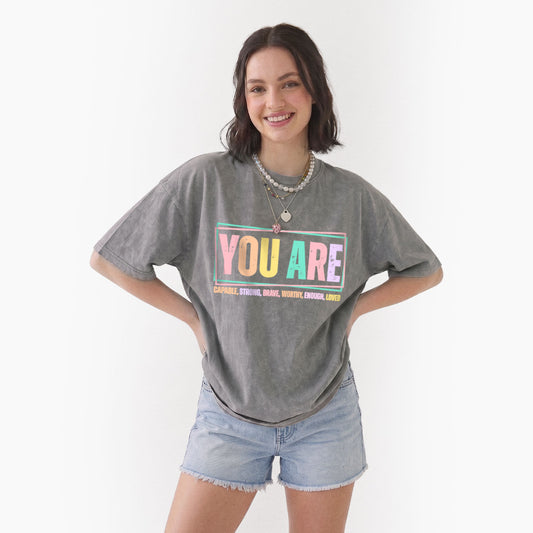 You Are Inspirational Washed Tees