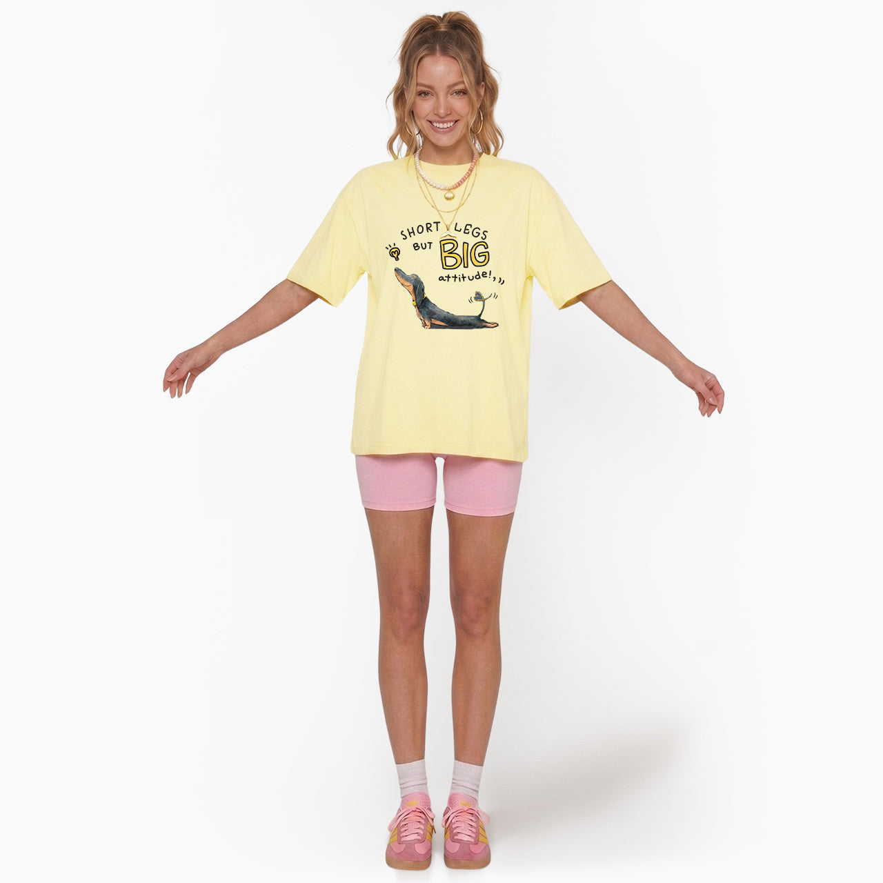 Short Legs But Big Attitude Wiener Dog T Shirts