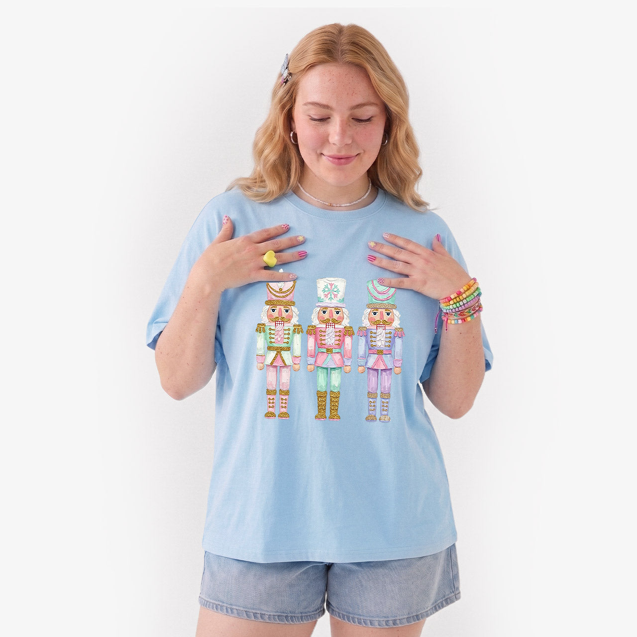 Pastel Soldier Christmas T Shirts