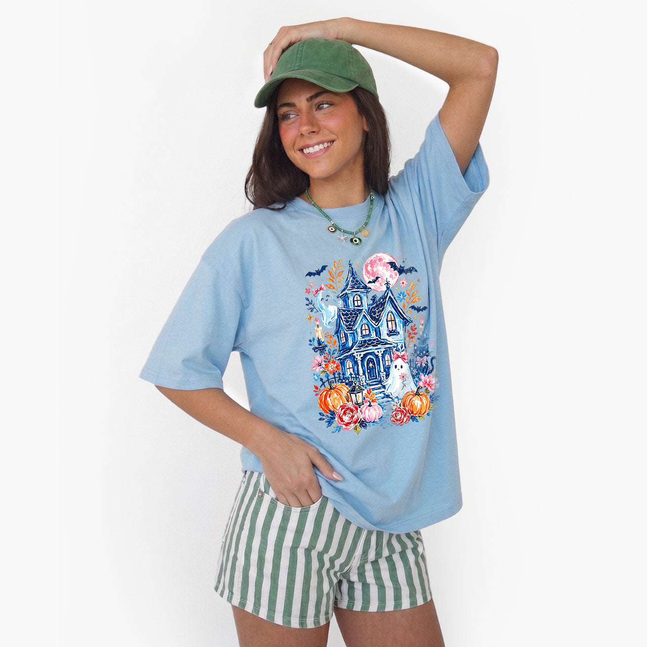 Haunted House Halloween T Shirts