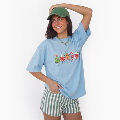 Cute Stick Figure Christmas T Shirts