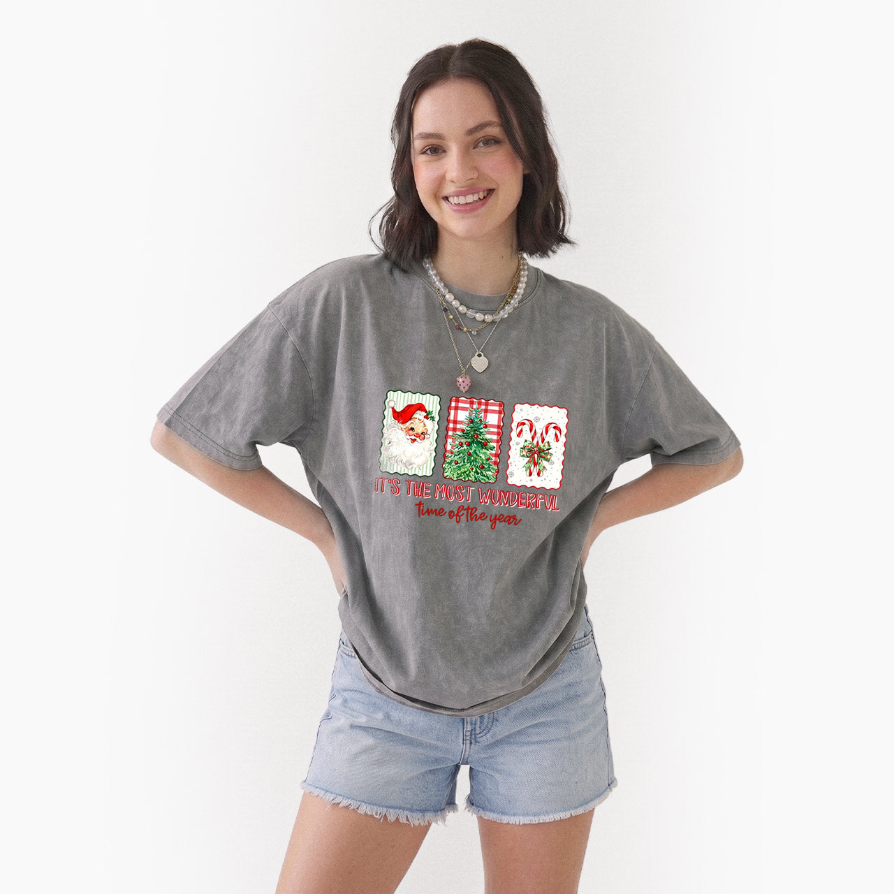 It is the most Wonderful Time of the Year Christmas Washed Tees