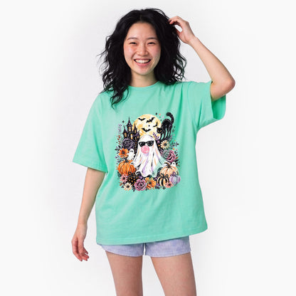 Ghost Blowing Bubble Gum Halloween T Shirts