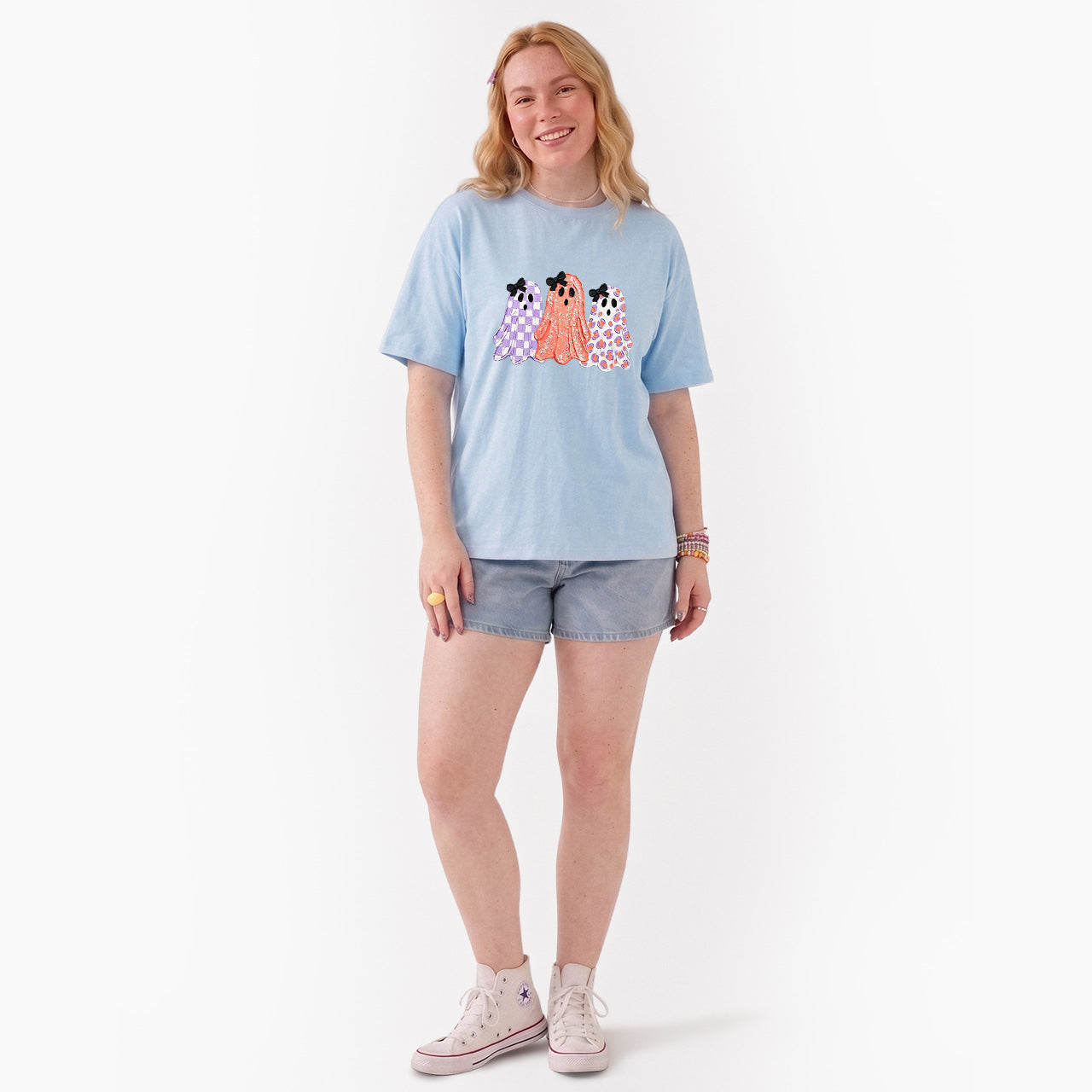 Pastel Ghost Trio Halloween T Shirts