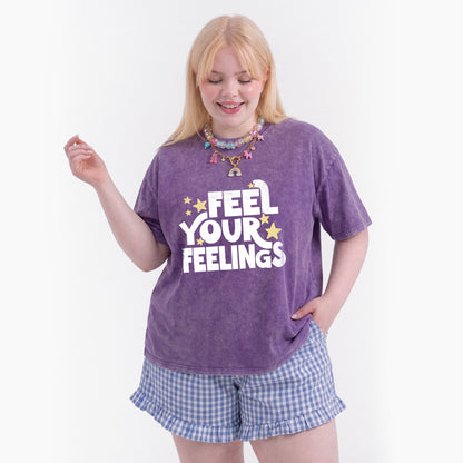 Feel Your Feelings Washed Tees