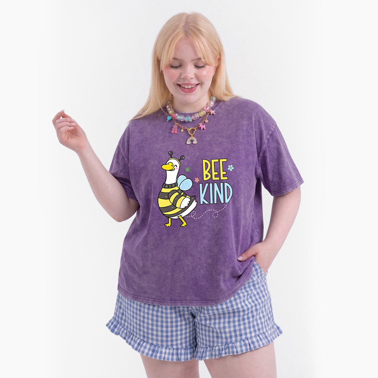 Bee Kind Goose Washed Tees