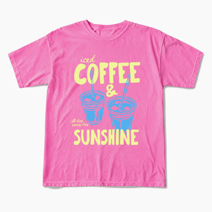 Iced Coffee and Sunshine T Shirts