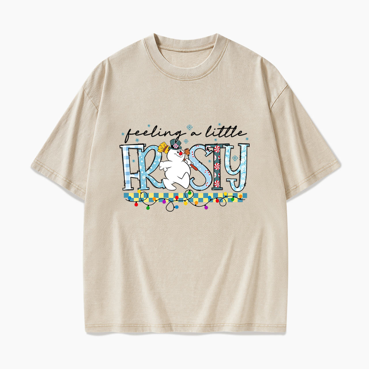 Feeling a Little Frost Christmas Washed Tees