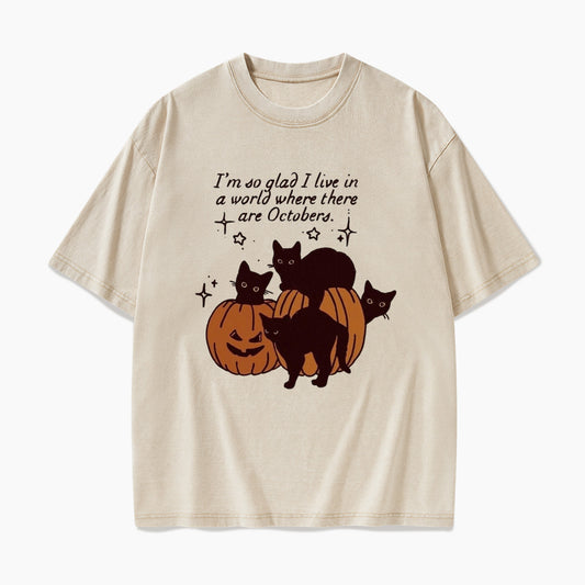 I am so glad I live in a world where there are Octobers Washed Tees