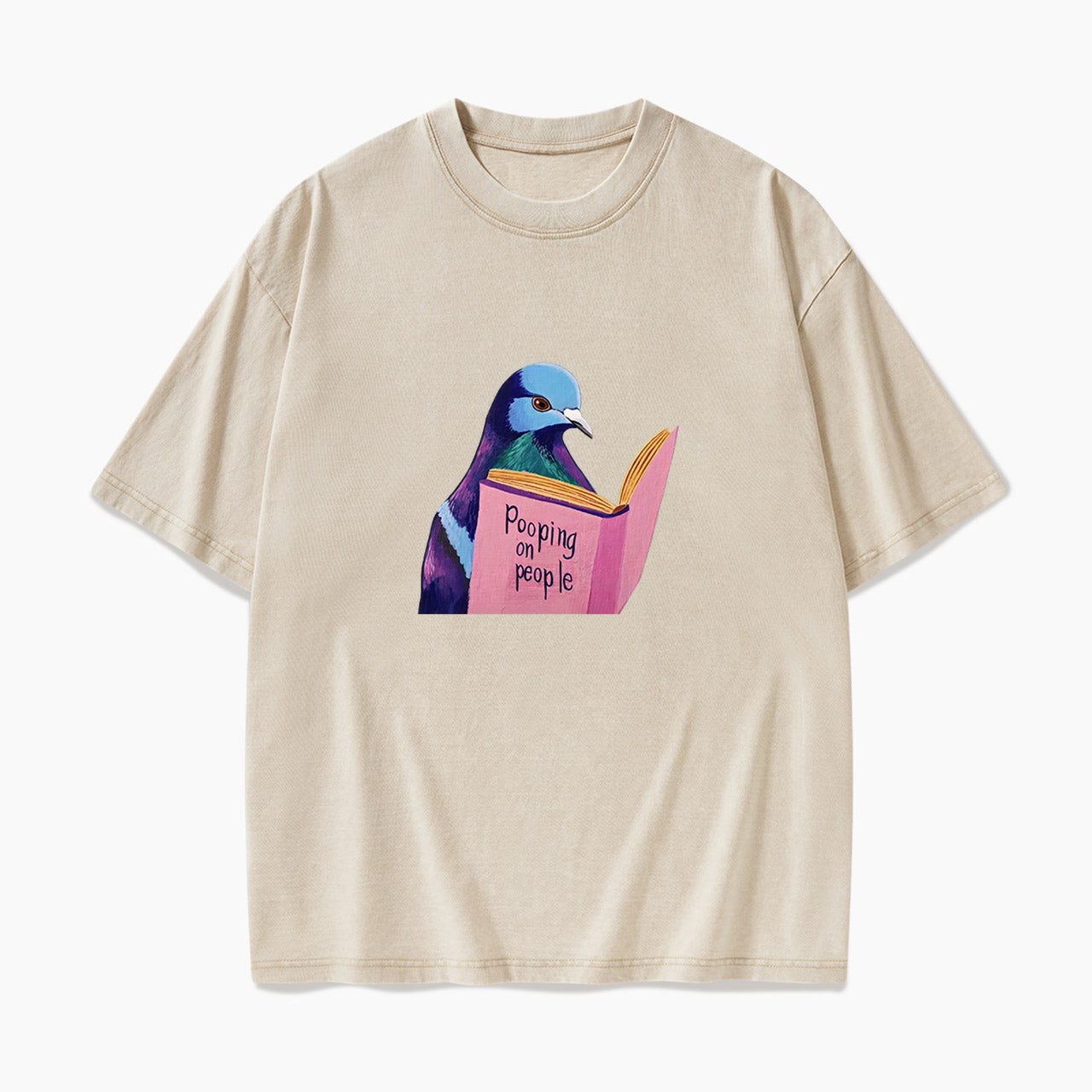 Pooping on People Washed Tees