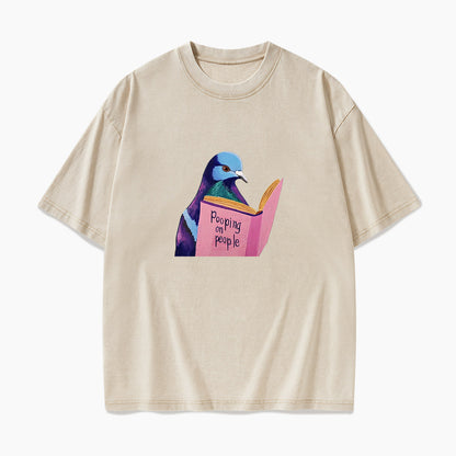 Pooping on People Washed Tees