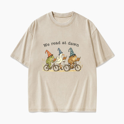 We Read at Dawn Washed Tees