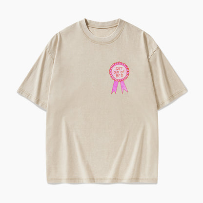 Got Out of Bed Washed Tees