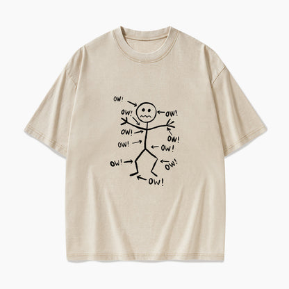OW Relatable Pain Washed Tees