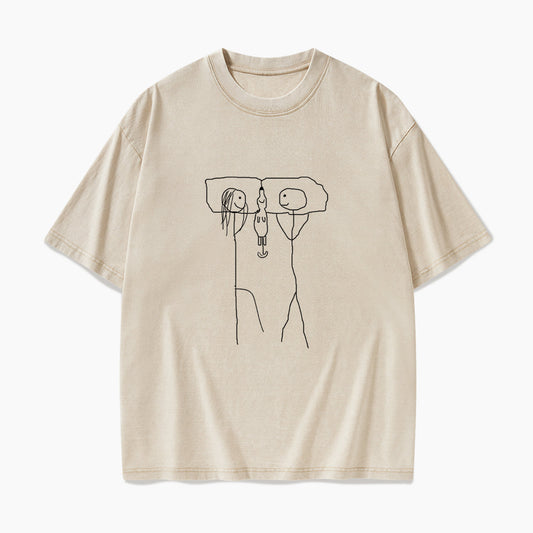 Puppy Between Us Washed Tees