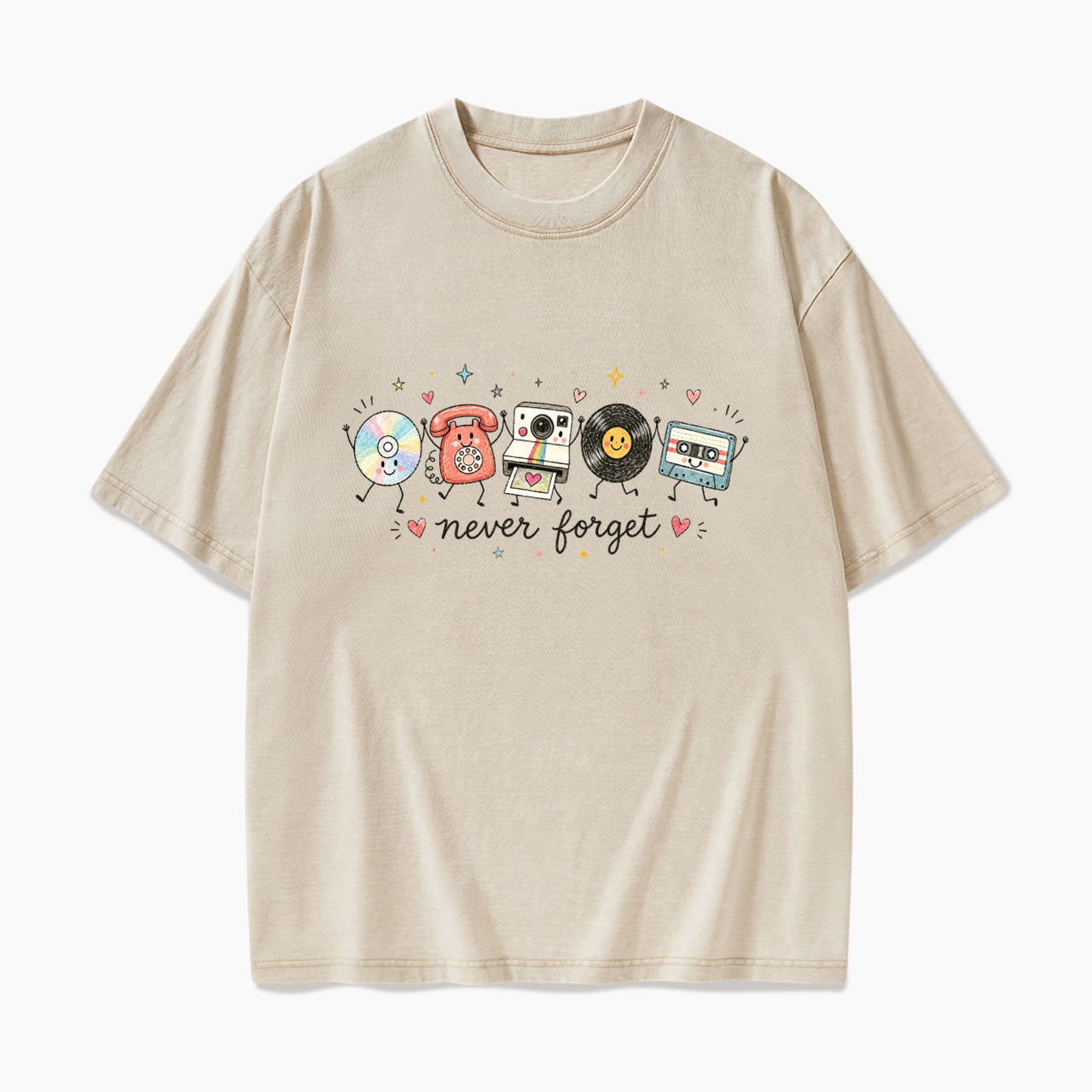 Never Forget Washed Tees