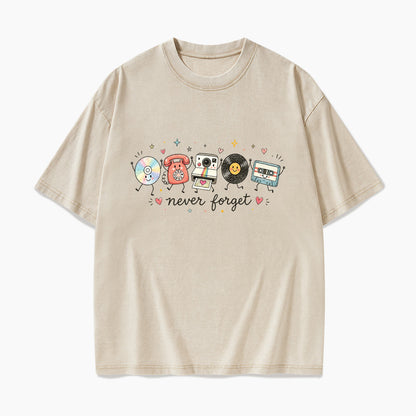 Never Forget Washed Tees