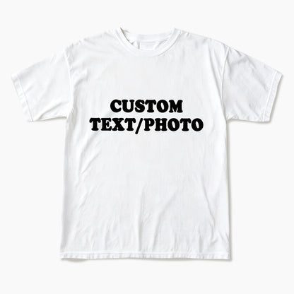 Custom Personalized Text Photo T Shirts Jellypine