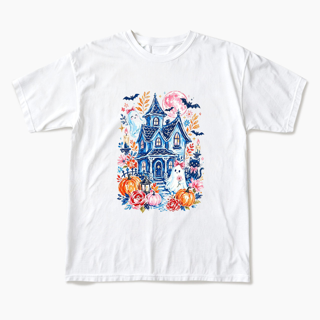 Haunted House Halloween T Shirts