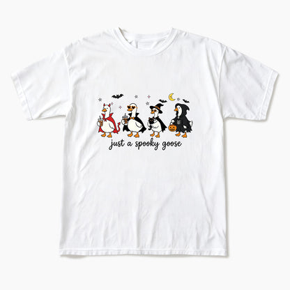 Just a Spooky Goose Halloween T Shirts