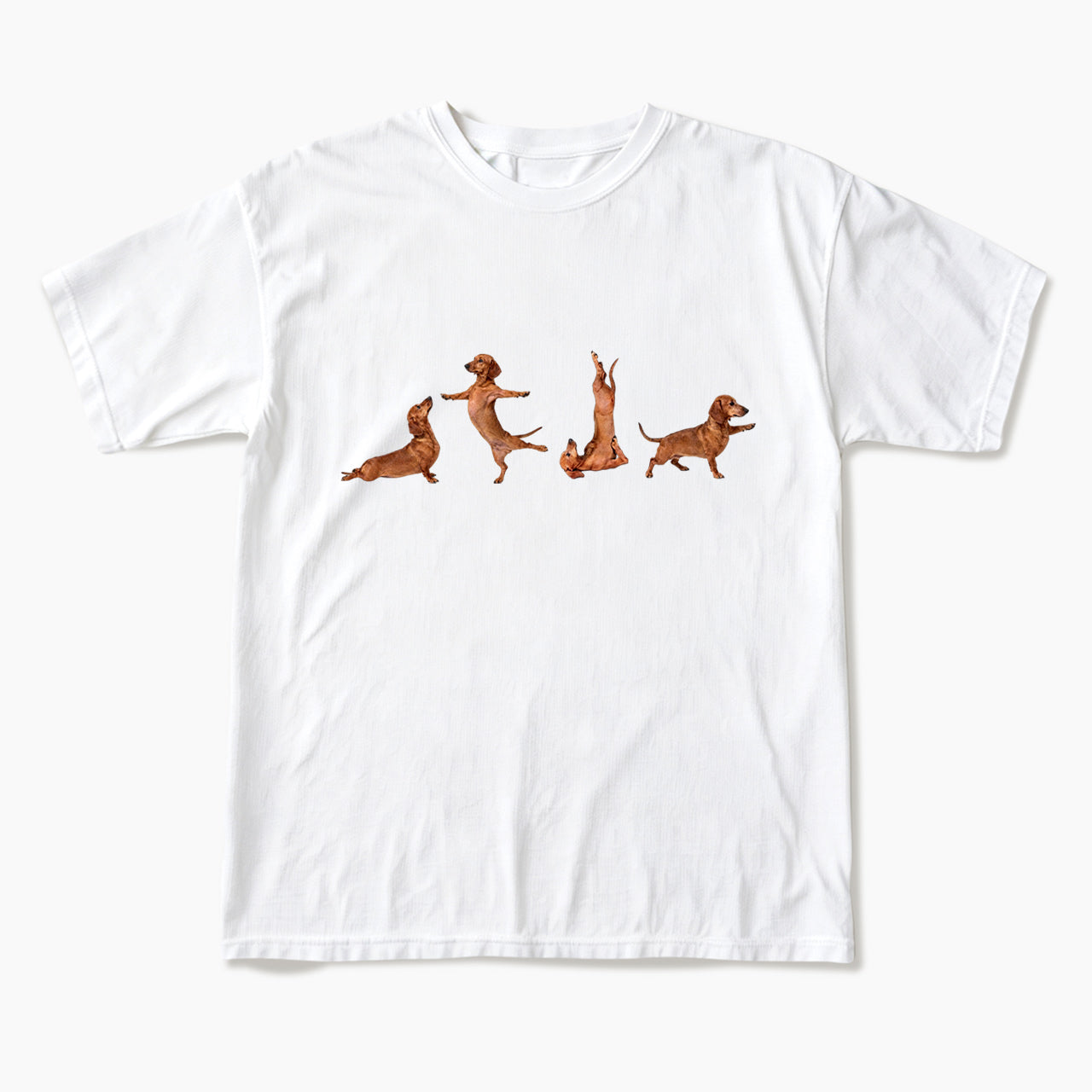 Yoga Dachshunds T Shirts