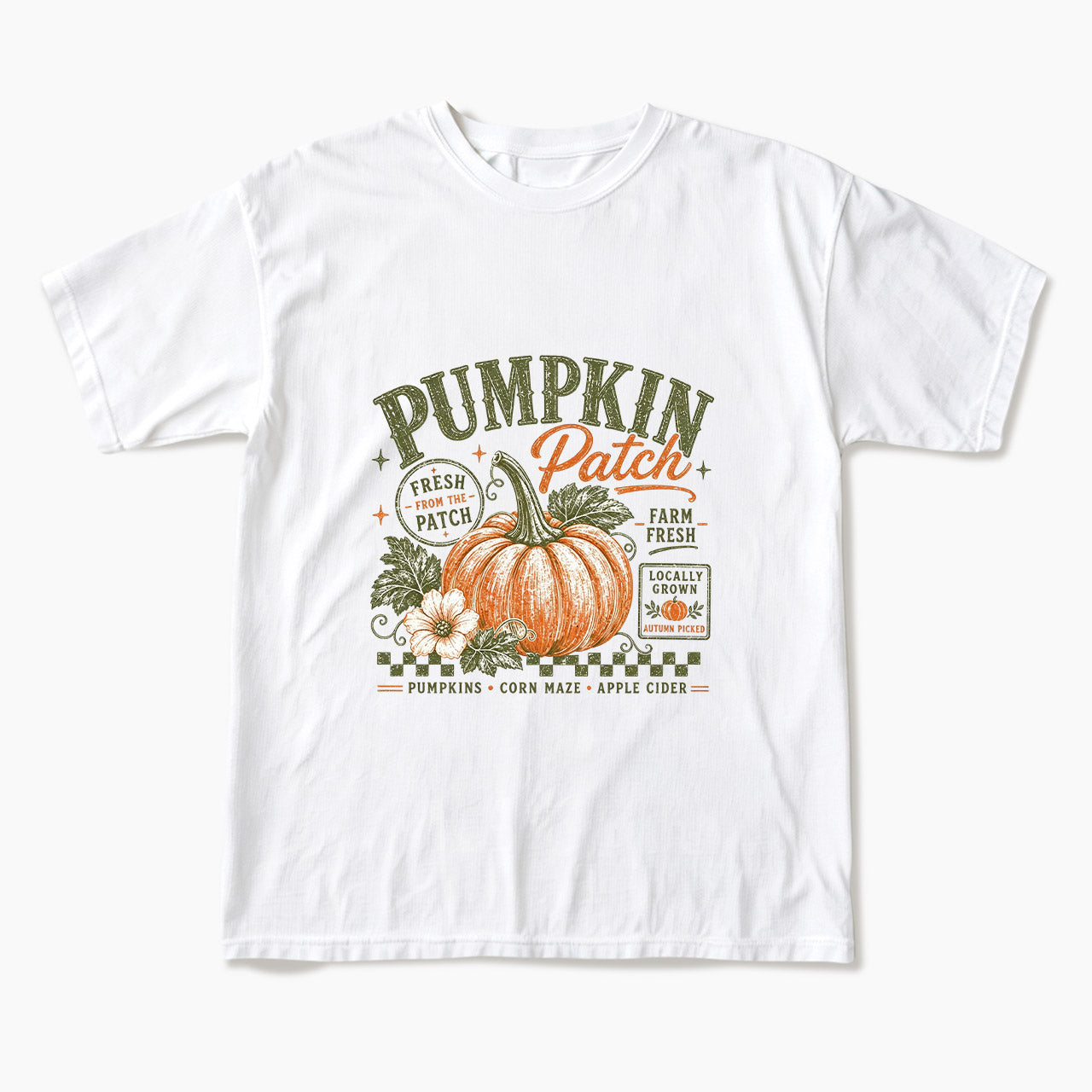 Retro Pumpkin Patch Halloween T Shirts
