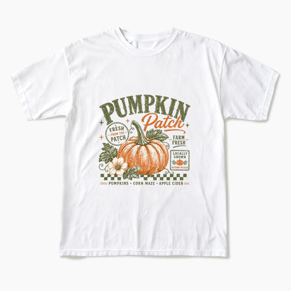 Retro Pumpkin Patch Halloween T Shirts