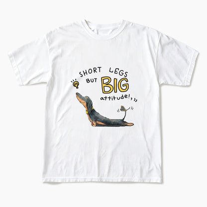 Short Legs But Big Attitude Wiener Dog T Shirts