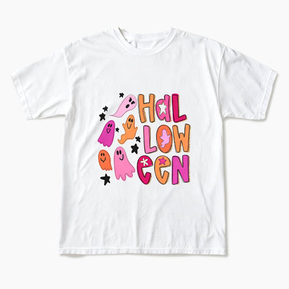 Ghost Doodle Halloween T Shirts