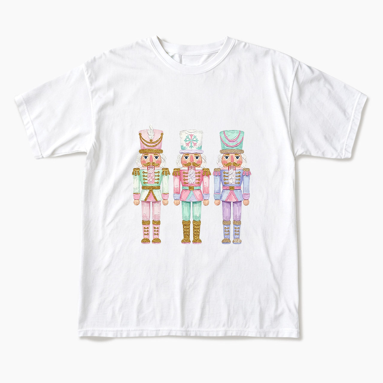 Pastel Soldier Christmas T Shirts