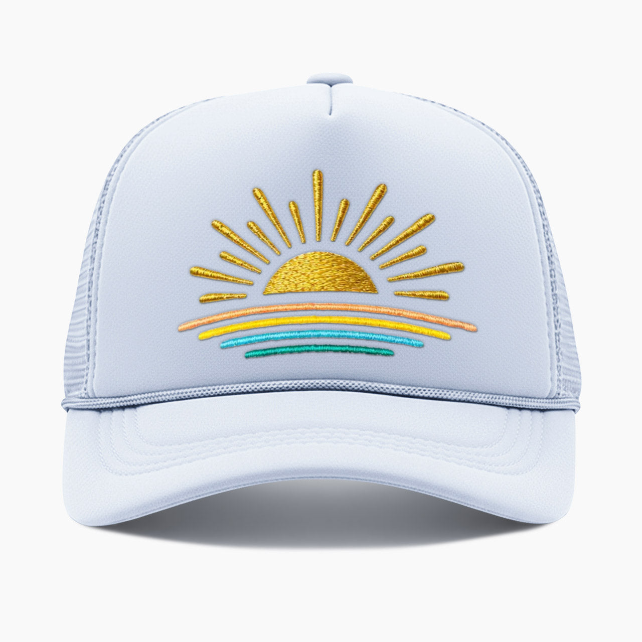 Embroidered Sunset Trucker Hat