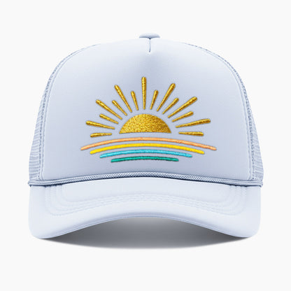 Embroidered Sunset Trucker Hat