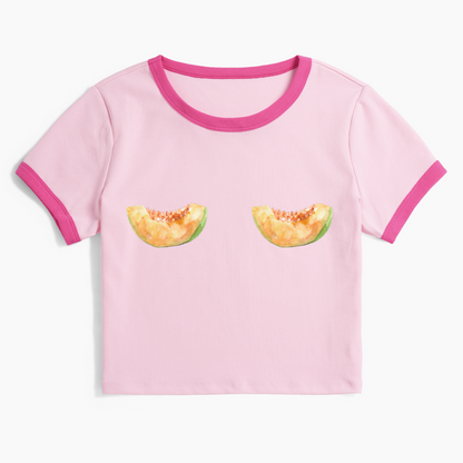 Sweet Melon Mood Ringer Tee