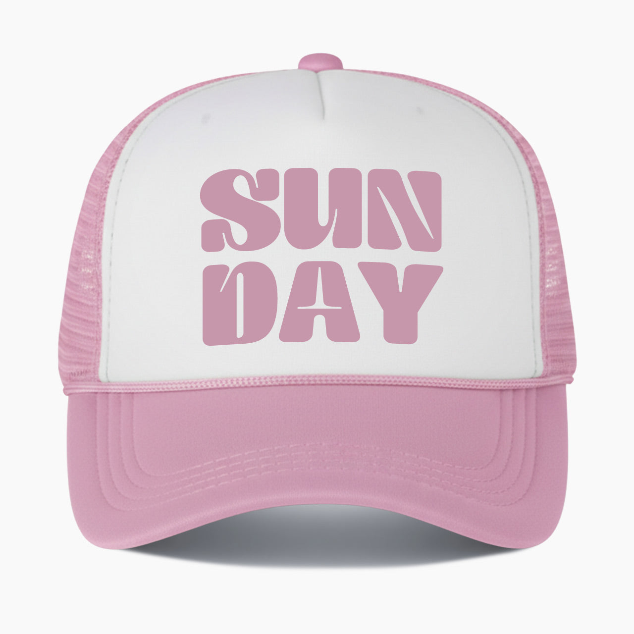 Sunday Colorblock Trucker Hat