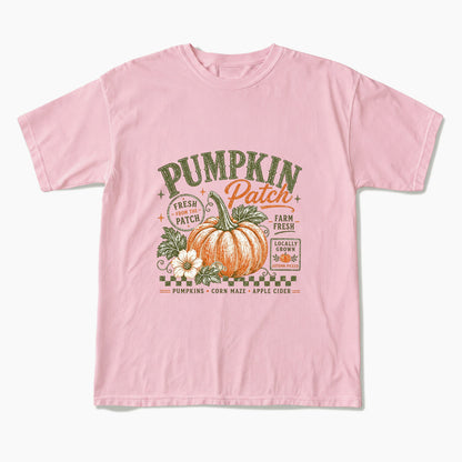 Retro Pumpkin Patch Halloween T Shirts