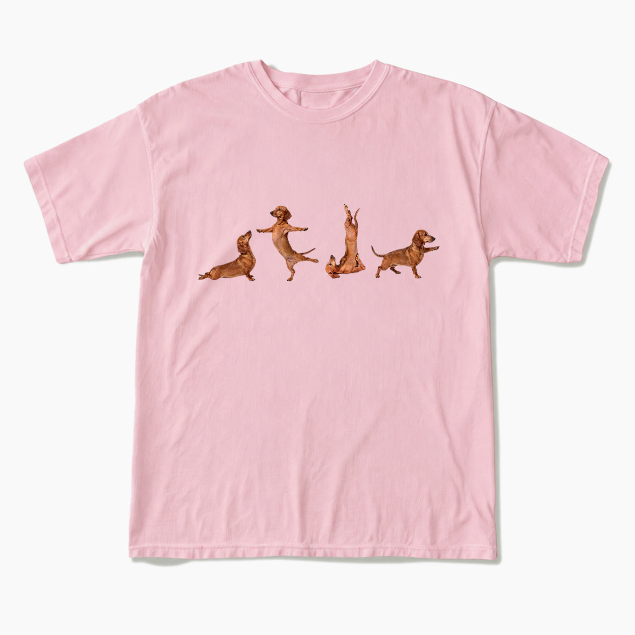 Yoga Dachshunds T Shirts