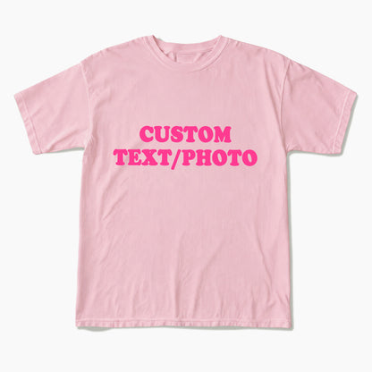 Custom Personalized Text Photo T Shirts Jellypine