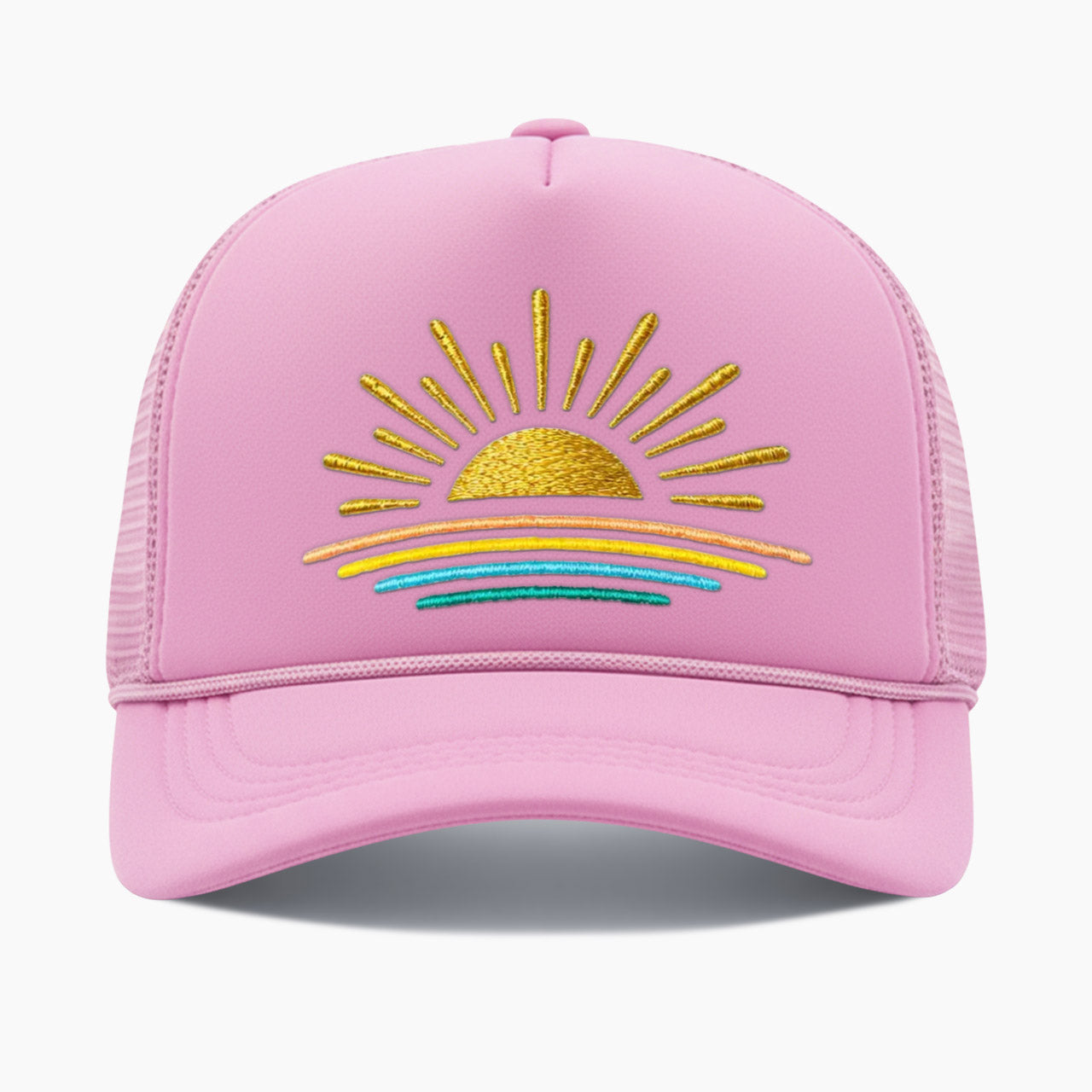 Embroidered Sunset Trucker Hat