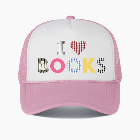 I Love Books Colorblock Trucker Hat