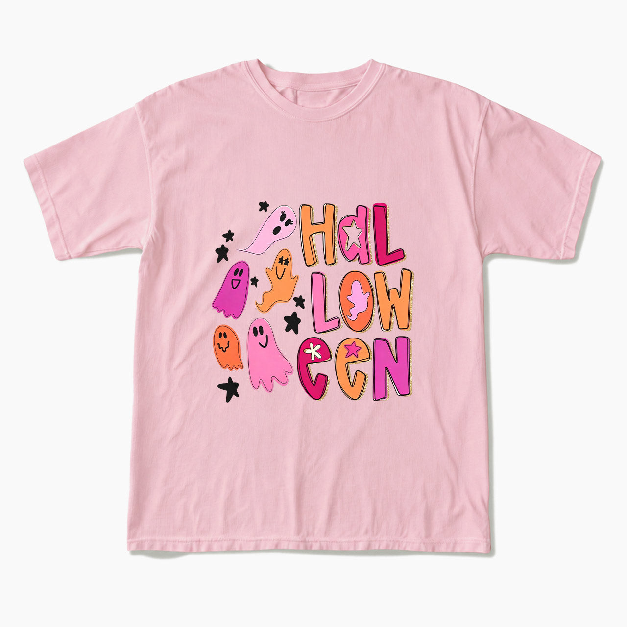 Ghost Doodle Halloween T Shirts