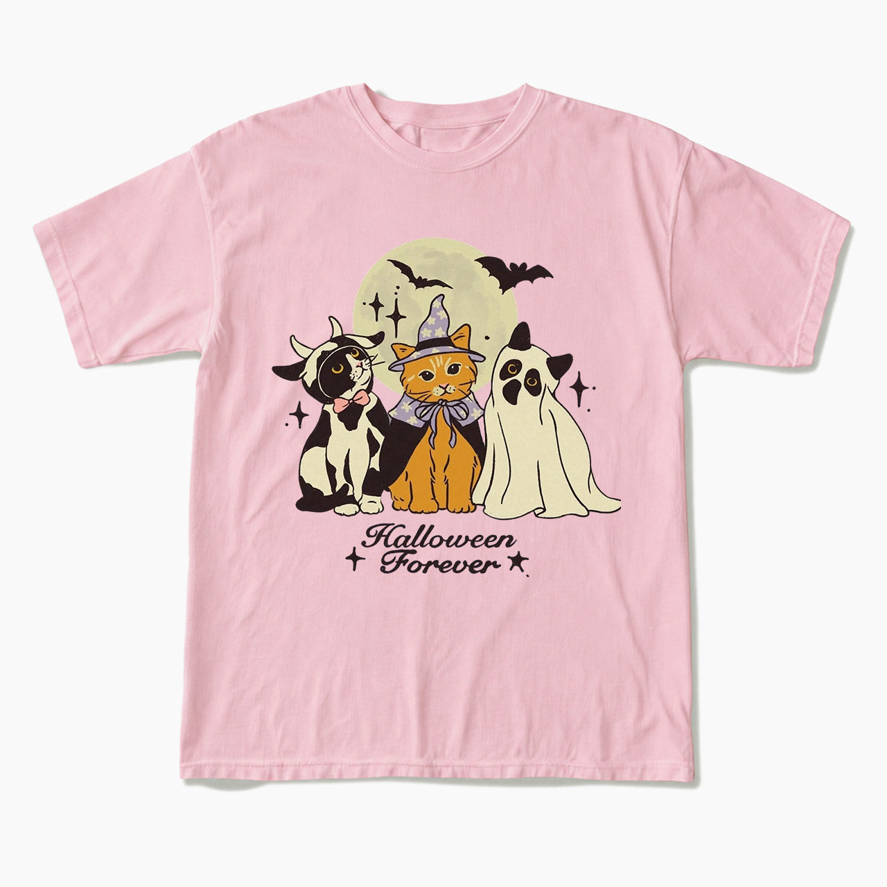Cute Cats Costume Pumpkin Halloween T Shirts