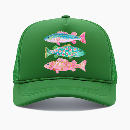 Colorful Fish Trucker Hat